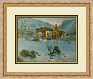 Mort Kunstler First Christmas Custom Framed Print - Picture 1 of 2