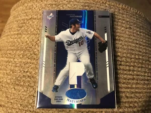 Rare Hideo Nomo 2004 Leaf Certified Materials Mirror Blue Refractor 47/100 Mint - Picture 1 of 3
