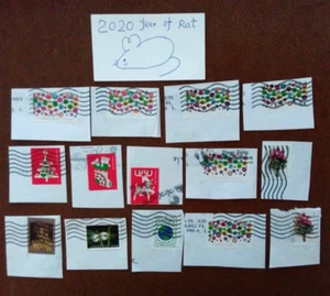 All 2020 Stamps: Let's Celebrate! Holiday Delight, Earth Day,Our Lady of Guapulo - Picture 1 of 12