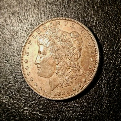 1884 Morgan Silver Dollar, Fabulous Golden/Bronze Toning, Very High Grade! - Image 1 of 4