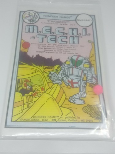 TWERPS RPG Campaign Book #10 M.E,C.H.I.-TECH GS10471 | eBay