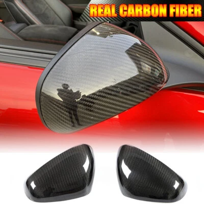 Cubierta de espejo lateral de carbono real apta para Maserati GranCabrio GranTurismo 2008-2020 Foto 1 de 4