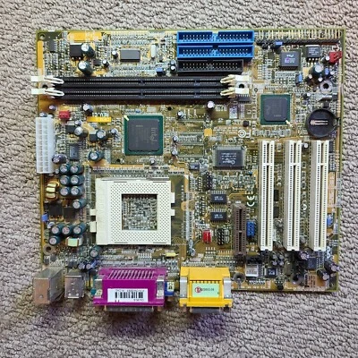 Motherboard DFI CW35 Series CW35-S REV.C1 Socket 370 PGA370 Retro Gaming Board - Image 1 of 4