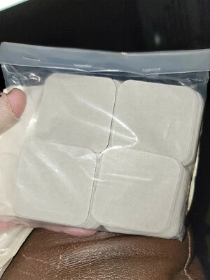 (3) packs Heat Seal Canvas Repair Patches, Gray , 2" x 2", 100pc. New old Stock - Image 1 of 4