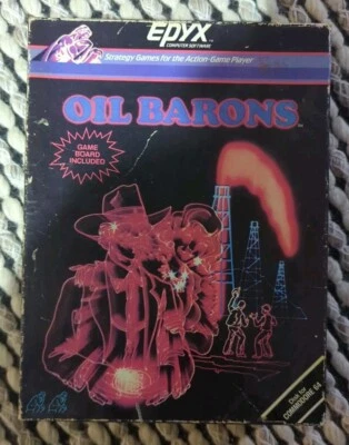 Oil Barons *Complete* -  COMMODORE C64 - 1983 - Epyx - Rare - Image 1 of 4