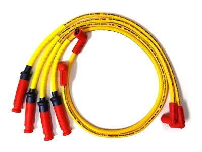 RX-7 1.3L 86-91 High Performance 10 mm Yellow Spark Plug Wire Set 29250Y - Image 1 of 2
