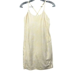 Athleta Girl Everyday Sleeveless Dress Girls Size XL/14 Creme Attached Bodysuit - Picture 1 of 10