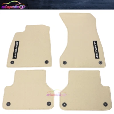 Alfombrilla para Audi A5 S5 RS5 18-24 Sportback alfombra de nailon beige con Sport Foto 1 de 3