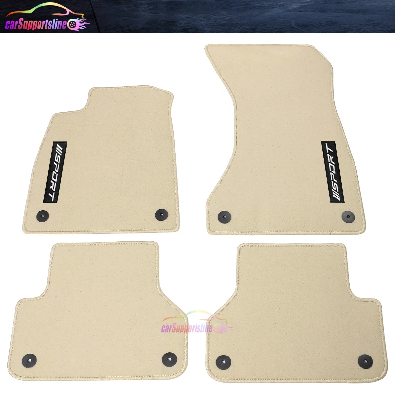 Alfombrilla para Audi A5 S5 RS5 18-24 Sportback alfombra de nailon beige con Sport Foto 1 de 3