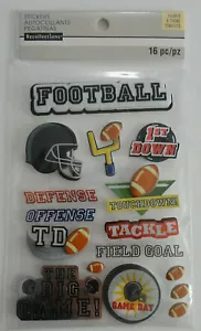Football Scrapbook Sticker Sheet - Picture 1 of 1