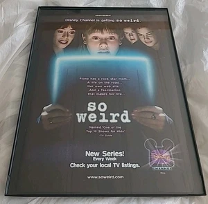 So Weird Disney Channel Vintage 1999 gerahmte 8,5x11 Druckanzeige - Bild 1 von 1