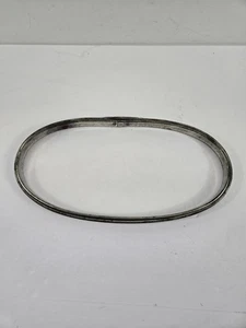 Vintage Metal Spring Tension Embroidery Hoop Cork Lined Oblong 9 X 4.5" Crafts - Picture 1 of 6