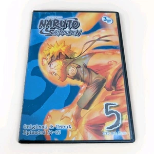 Naruto Shippuden Shonen Jump DVD Set 5 Episodes 54-65 3 Disc Set Original Uncut - Imagen 1 de 6
