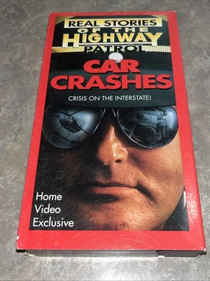 Car Crashes -  Real Stories Of The Highway Patrol (1995 VHS) ***TESTED*** Foto 1 de 4