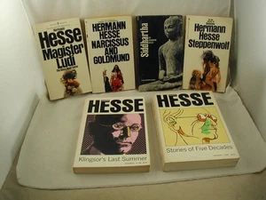 Hermann Hesse 6 Books Steppenwolf +5 More Major 20th Century Nobel Prize Author - Bild 1 von 1