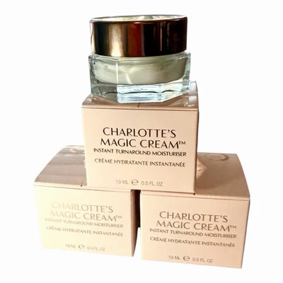 Charlotte Tilbury Magic Cream 3 - Jars 1.52 fl Oz New In box - Image 1 of 4
