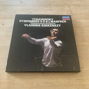 TCHAIKOVSKY SYMPHONIES 4 5 6 & MANFRED-ASHKENAZY-K249K 44-TAPE CASSETTE BOX SET - Imagen 1 de 6