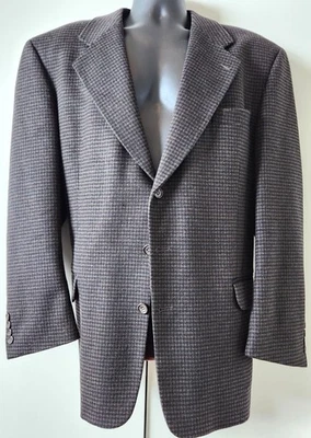 Usado en Excelente Condición - Chaqueta Blazer Vintage Cashmere Gianfranco Ruffini Marrón 44R Foto 1 de 4