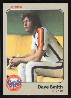Dave Smith 1983 Fleer #466 Card TCCCX - Image 1 of 2