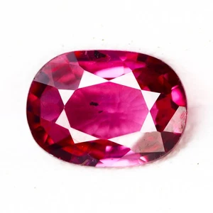 1.26 Ct Outstanding Oval 7.8 x 5.7 MM Pinkish Red Madagascar Natural Rhodolite - Picture 1 of 5