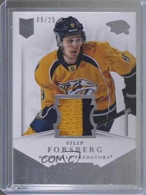 2013 Panini Dominion Authentic Material Prime /25 Filip Forsberg #D-FF Rookie RC - Image 1 of 2