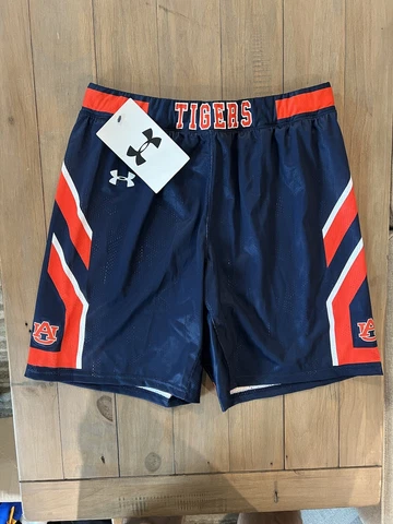Under Armour Auburn Tigers Reflex Basketball Game Short Mens L Navy UK032SM Cover