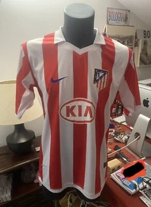 MAGLIA ATLETICO MADRID 2010 2011 SHIRT JERSEY TAGLIA S CAMISETA - Foto 1 di 8