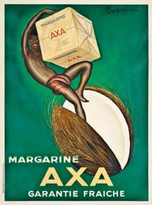 Margarina Cappiello Vintage Publicidad de Comida Francesa Estampado en Lona Giclee 15x20 - Imagen 1 de 3