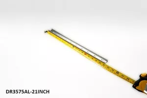 Guida DIN, 525 mm (~21 (20,7) pollici) NUOVA alluminio pesante pretagliata 35x10 mm, scanalata - Foto 1 di 2