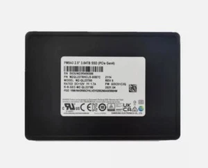 Samsung PM9A3 3.84TB SSD PCIE MZ-QL33T80 MZQL23T8HCLS-00B7C Solid State Drive - Afbeelding 1 van 1