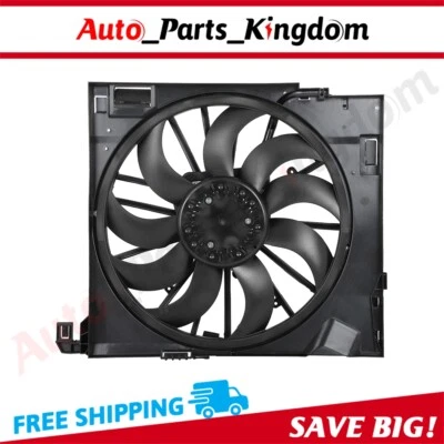 Radiator Fan Assembly For 2010 2011-2015 JAGUAR XF 2010-2019 JAGUAR XJ 3.0L - Image 1 of 4