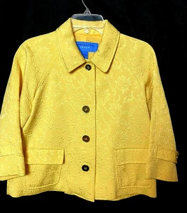 Doncaster Sport Sz 4 Yellow Swing Jacket  (Measures larger) - Picture 1 of 5