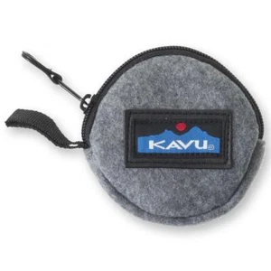 New Unisex KAVU Coinkydink Felt Water Resistant Coin Key Earbud Purse Pouch S206 - Picture 1 of 3