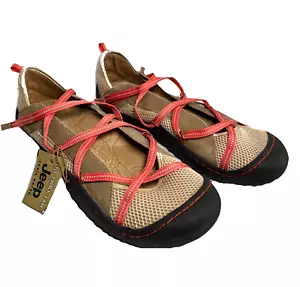 Scarpe Jeep Engineered J-41 Gemini marrone corallo mesh suola trazione donna taglia 10 LEGGI - Foto 1 di 20