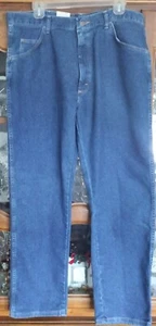 Vintage Wrangler Hero Stretch Blue Jeans Gr. 38x30 - NEU mit Etikett - Bild 1 von 10