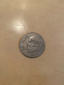 Rare “1971” “M” Mexico 1 Peso Coin with Eagle & Snake - Picture 1 of 2