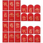 24 Pcs New Year Lucky Bag Money Packet of The Tiger Red Envelope Gift