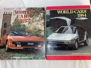 World Cars 1982 & 1984 - The Automobile Club of Italy Lot Of 2 Books - Bild 1 von 17