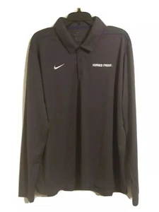 TCU Horned Frogs NCAA Nike Dri-fit long sleeve Collard shirt 2XL Gray Purple - Picture 1 of 6