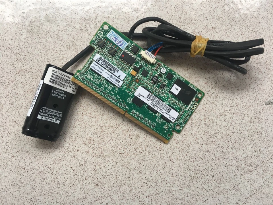 633542-001 610674-001 HP 1GB FLASH BACKED MEMORY P420 P421 FBWC +Battery - Image 1 of 1