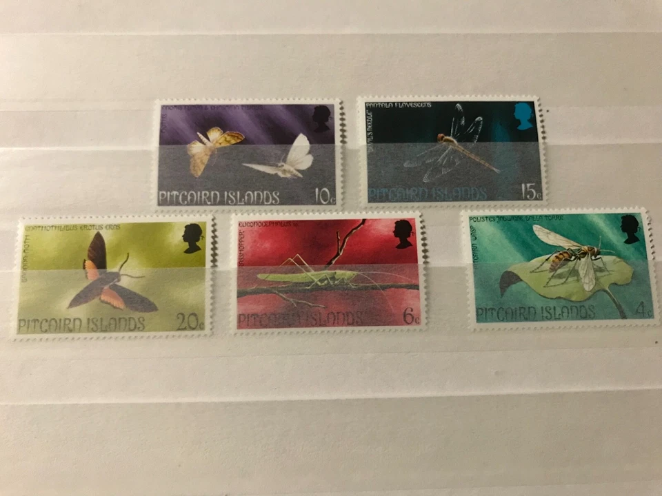 Pitcairn Island - Insects - Timbres francobolli MNH** - Alb.15 - Image 1 of 1