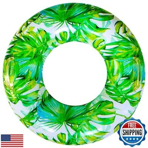 OLNIEZZL Pool Floats for Kids Fruit Printing Swimming Rings Inflatable Swim T - Picture 1 of 5