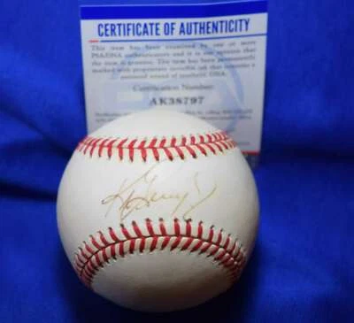 Ken Griffey Jr PSA DNA Coa Autograph American League OAL Signed Baseball - Image 1 of 2