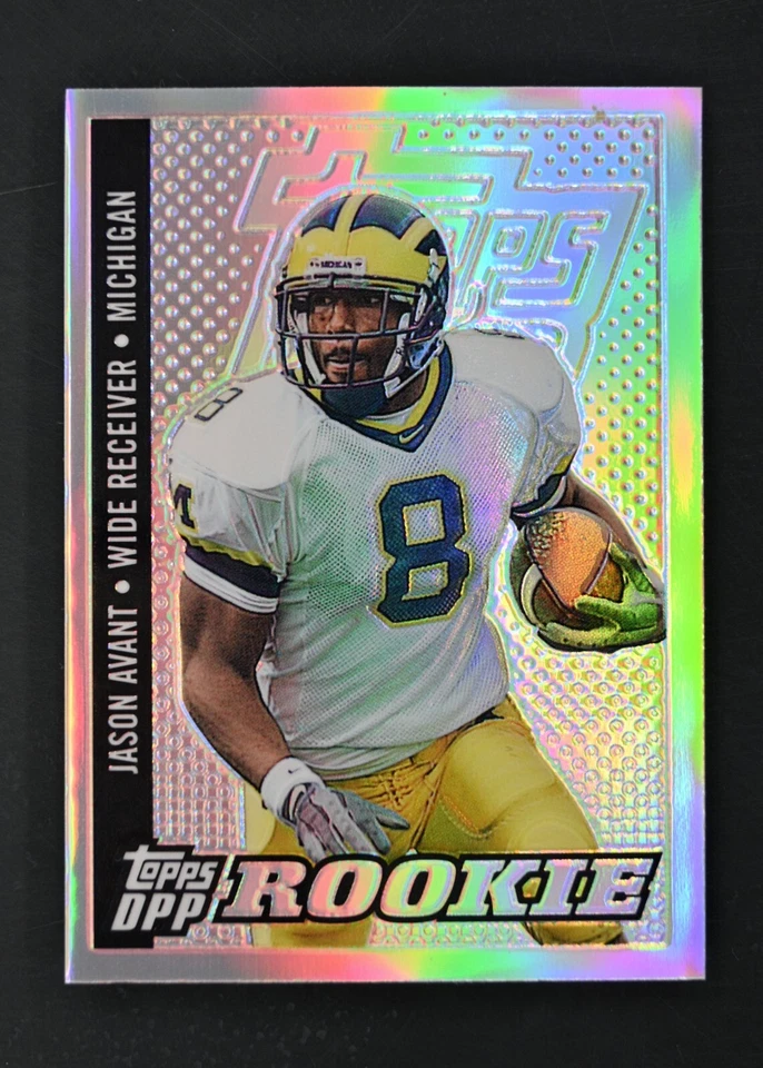 2006 Topps Draft Picks & Prospects #114 Jason Avant Refractor Rookie Michigan - Image 1 of 2
