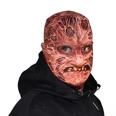 Clearance Freddy's Nightmare Halloween Face Mask | Lycra Fabric Faceskinz | Sale - Image 1 of 4