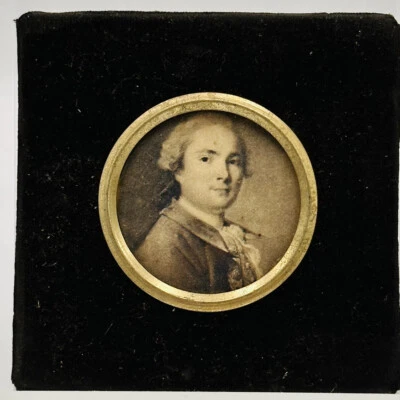 Vintage Black Velvet Desktop Picture Frame 3.25” x 3.25” w/ 2” Silver Opening - Image 1 of 4