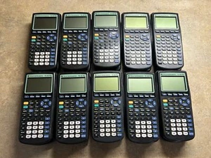 LOT OF 20 Texas Instruments TI-83 Plus Graphing Calculator With Cover - Tested - Picture 1 of 9