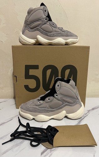 Taglia 4 Adidas Yeezy 500 High Mist Stone (VNDS) indossate 1 volta super pulite