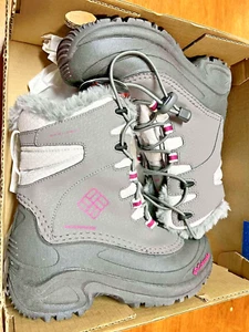 Columbia Kids Arctic Trip Omni Heat Winter Snow Boots Youth Sz 3 BRAND NEW FS! - Picture 1 of 11