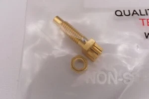 2647-000-G91P-9 Delta RF SSMC Female Bulkhead PCB Connector 0.043" End Launch - Picture 1 of 2